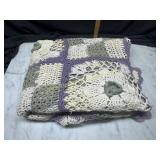 Store bought crochet table cover/coverlet