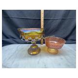 Carnival marigold candy stand and sherbet