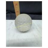 Frosted golf ball paperweight