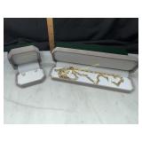 Necklace and earrings