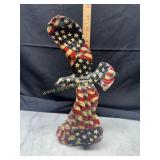 American flag eagle statue