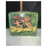 Vintage 1966 metal embossed lunchbox no thermos
