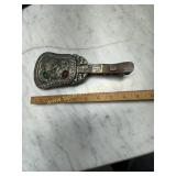 Vintage Chinese dragon fan style mirror