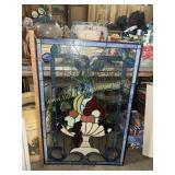 Large fruit stained glass window