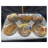 Set of 6 Barnum & Bailey circus collector plates