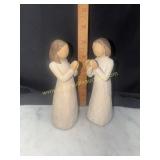Willow tree sisters by heart pair