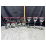 1950s Libbey Pickwick Dickens highball tumblers