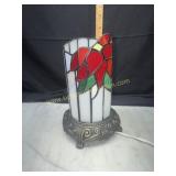 Stratford standing Tiffany style night light lamp