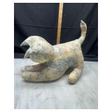 Vintage grandma core hand made floral playful cat