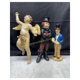 Christmas carolers and angel