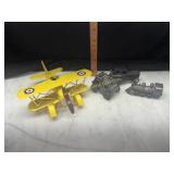 Die cast pencil sharpeners and metal plane