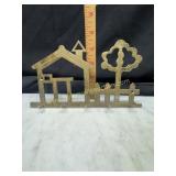 Brass key hanger