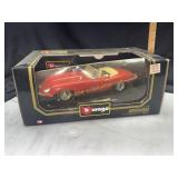 Bburago 1/18 scale die cast jaguar E type