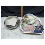 Hand decorated dishes