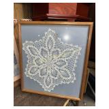 Framed doily