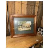 Airing the Quilts print framed