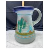 Mexican artisan pitcher