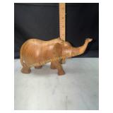 Wood carved elephant