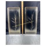 Pair of vintage MCM Ikora WMF silver plated wall