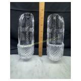 Pair of Waterford Crystal Diamond cross cut golf
