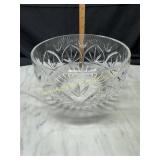 Heavy crystal bowl