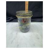 Small jar of marbles