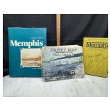 Vintage Memphis books- maps and local history