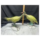 Pair of midcentury Italian bird statues