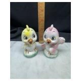 Kitschy bird salt and pepper shakers Japan