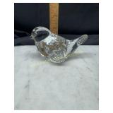 Art glass bird paperweight