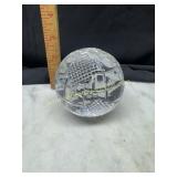 Waterford Crystal world globe paperweight