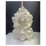 Vintage cherub mantle clock