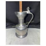 Pewter syrup pitcher