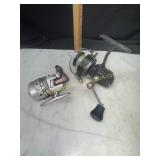 Daiwa minicast and Garcia 3800 spinning reels