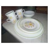 Corelle spring meadow 4plc setting 20pcs total