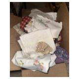 Box of linens