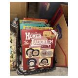 Crate of price guide books