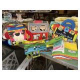 Box of Melissa and Doug toys