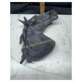 Cast iron horse ashtray