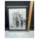 Framed wizard of Oz photo
