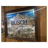 Busch advertising mirror sign