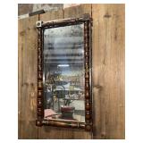 Vintage colonial style wall mirror