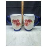 2 pioneer woman floral heritage mugs