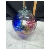 Blown glass Spirit tree witch ball