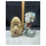 Vintage droopy hound pencil holder and vintage