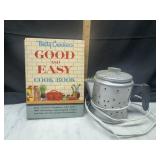 Light made from small vintage percolator and