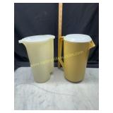 Tupperware and Rubbermaid 2qt juice pitchers