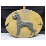 Vintage Great Dane trucking nose badge