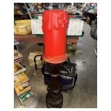 Vintage candle Christmas blow mold