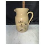 Moira pottery stoneware pitcher